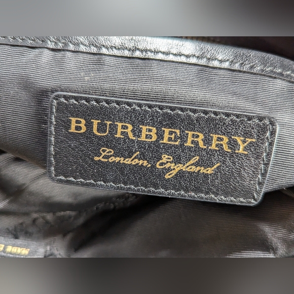 Burberry Nylon Rucksack Backpack Black Drawstring Bag - Picture 7 of 10